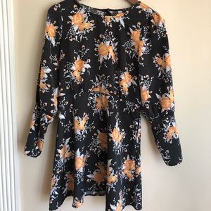 Floral print dress
